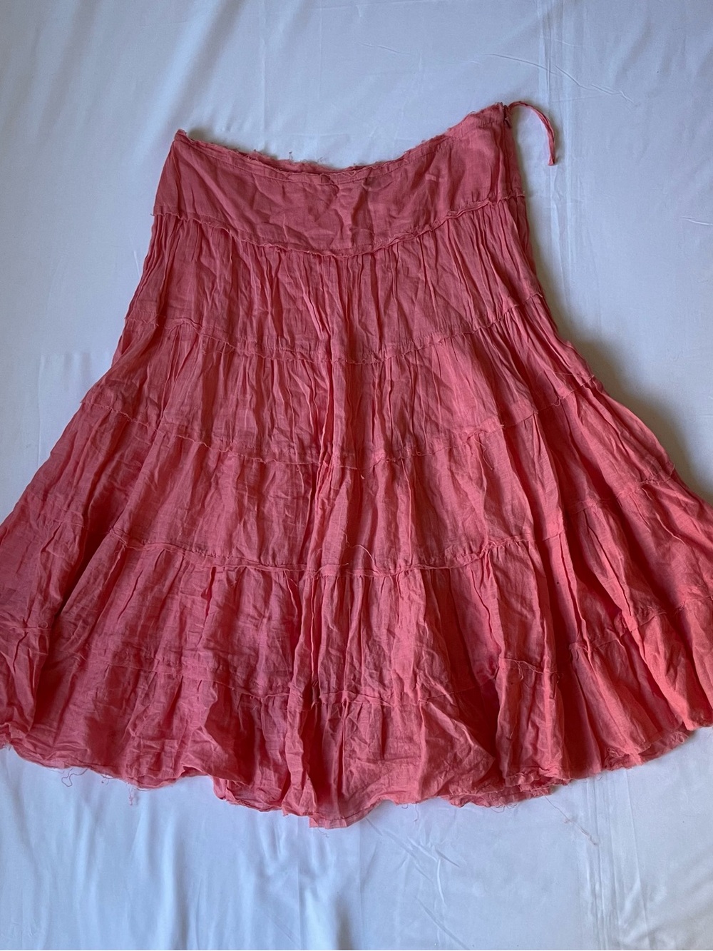 Women’s Tiered Coral Skirt